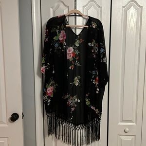 Black sheer coverup